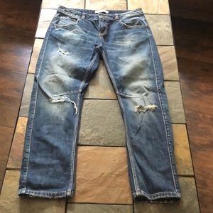 Zara ripped jeans